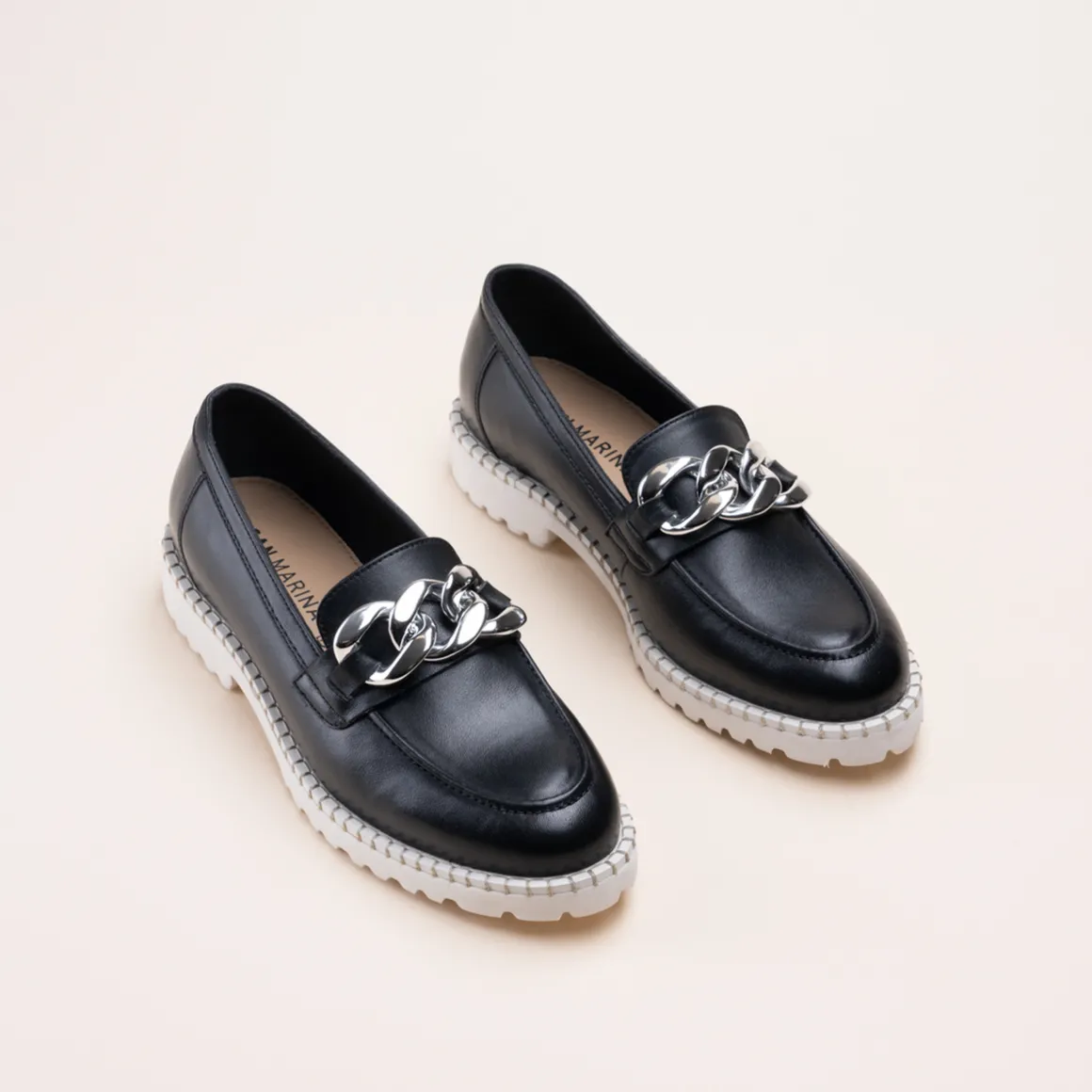 Mocassins ZWART
