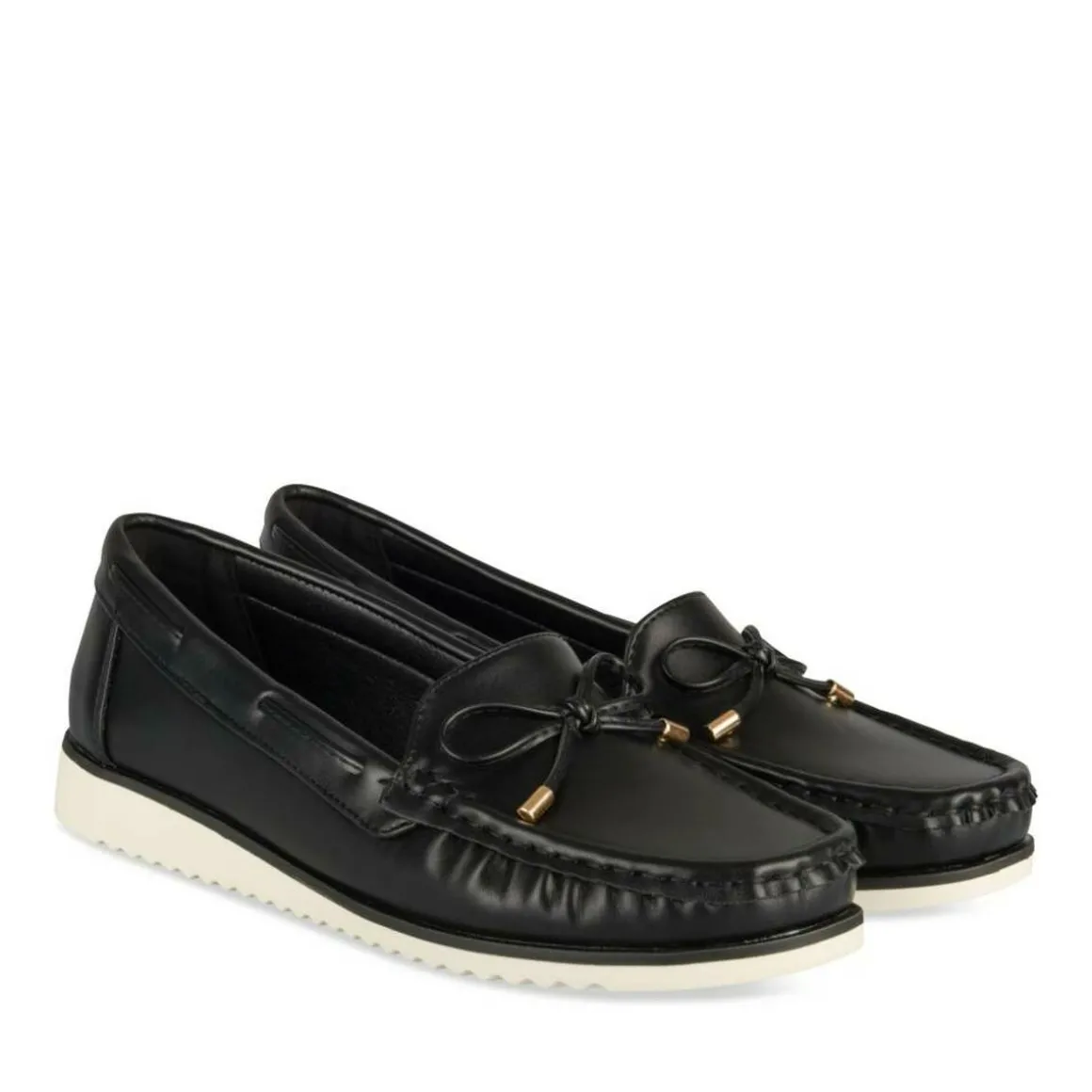 Mocassins ZWART