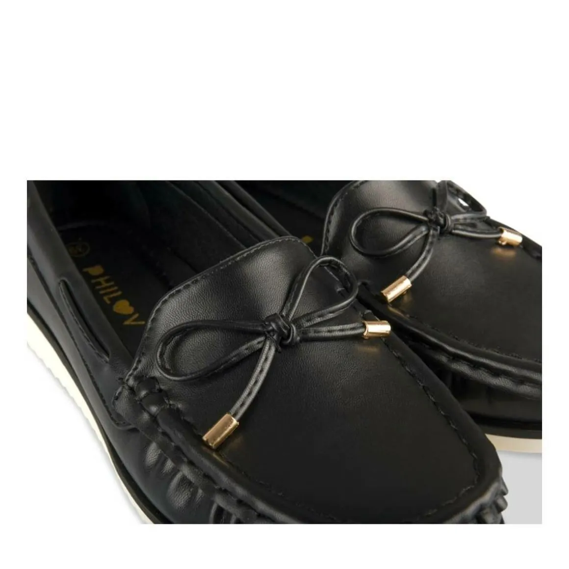 Mocassins ZWART