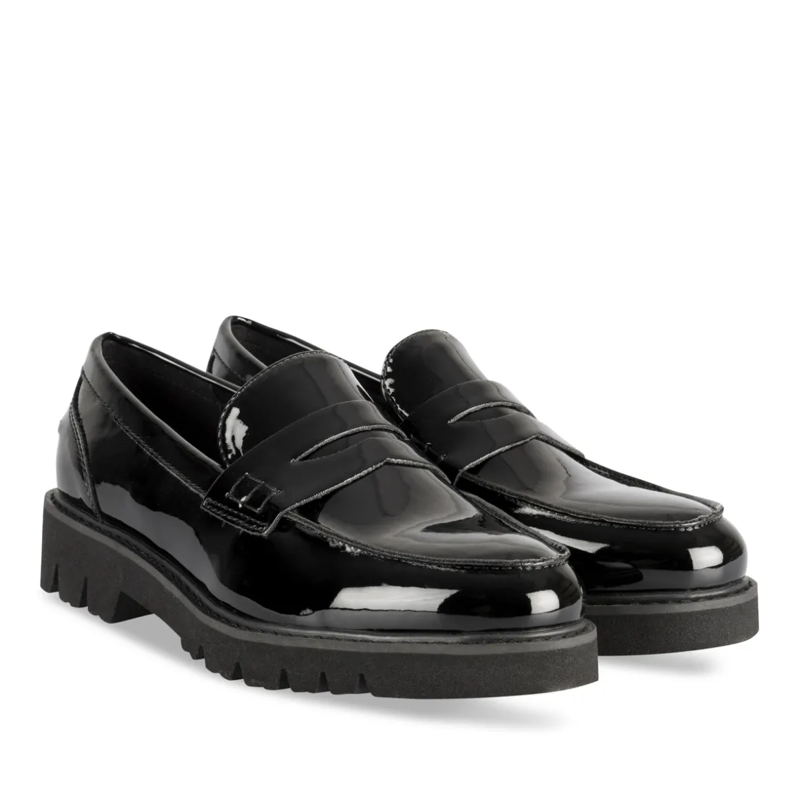 Mocassins ZWART