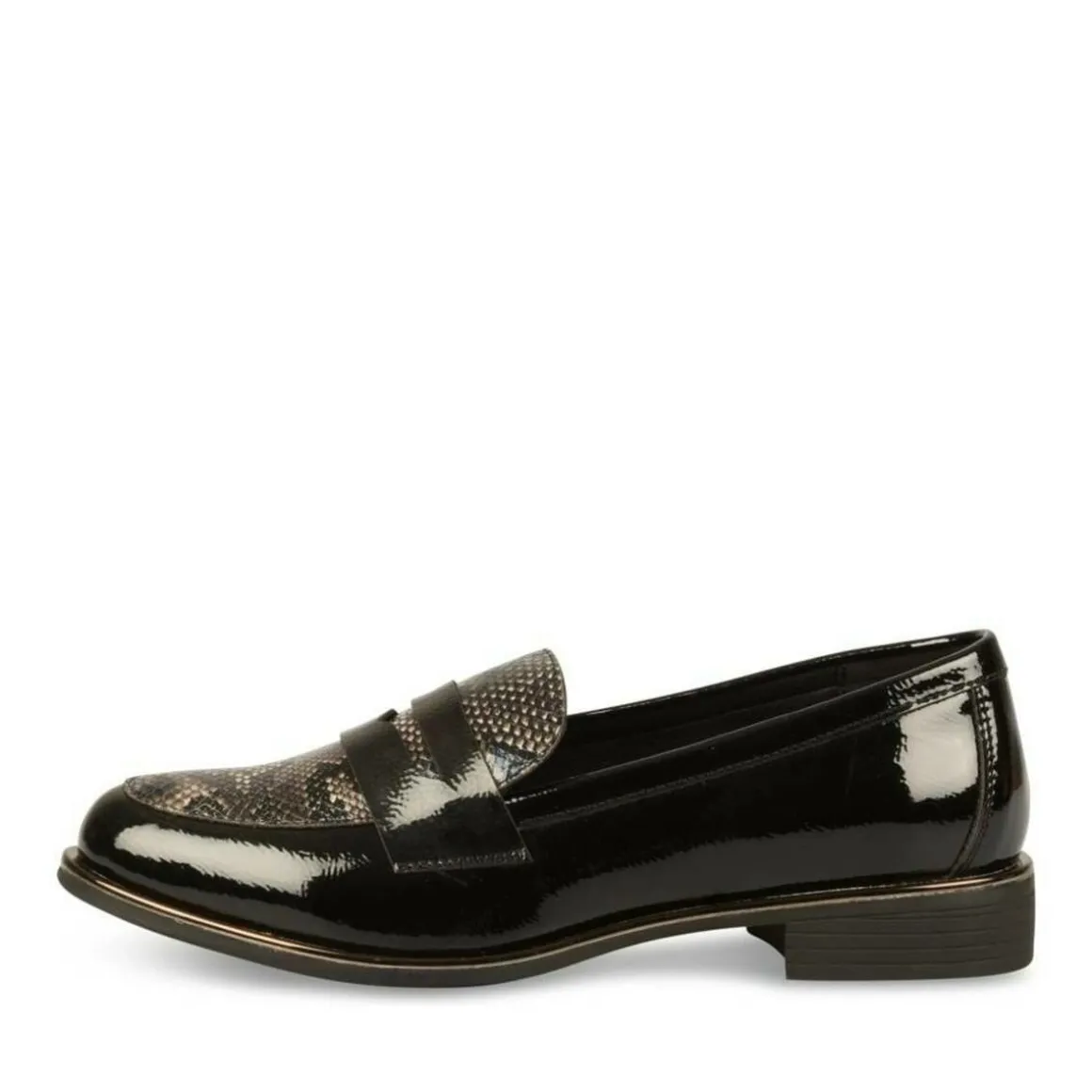 Mocassins ZWART