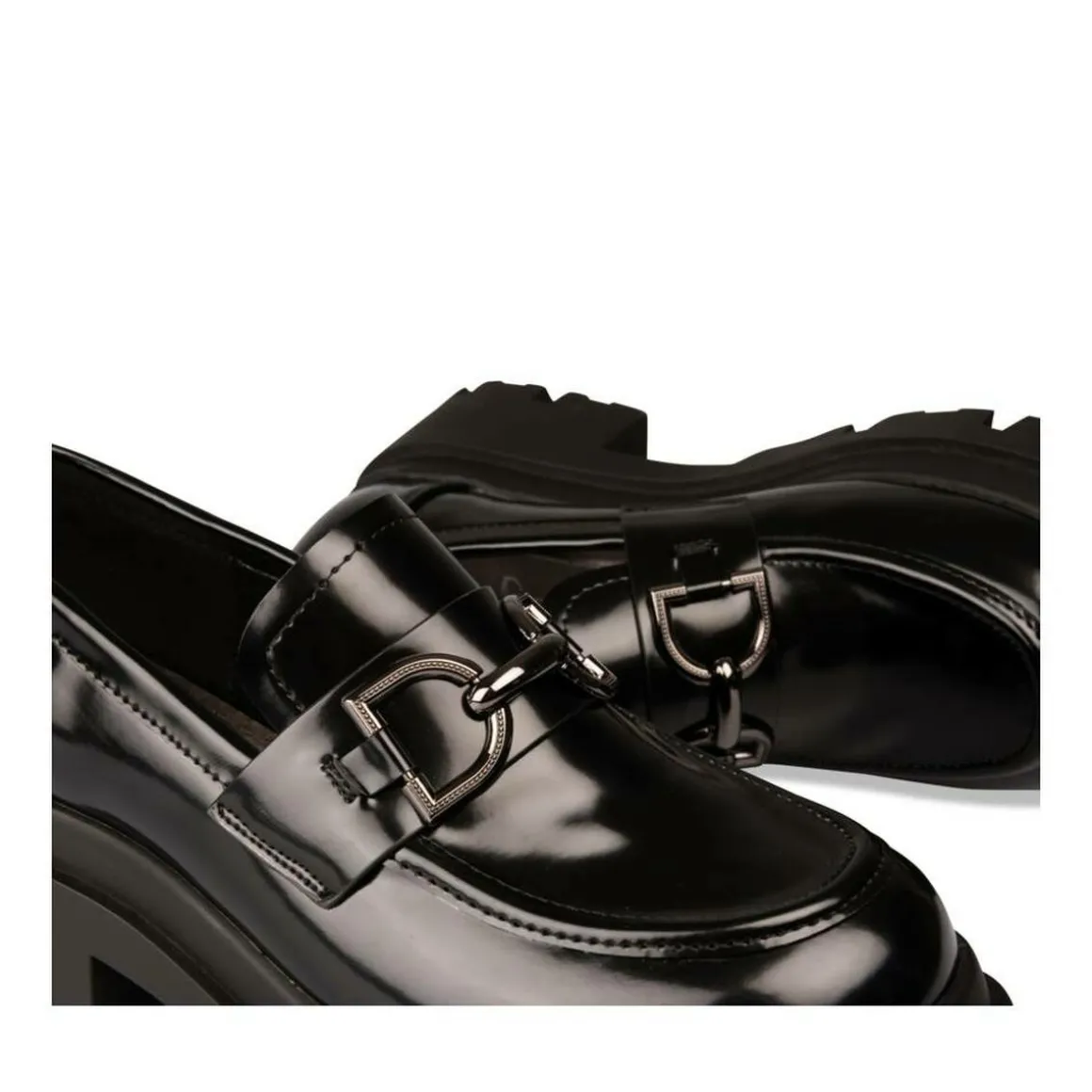 Mocassins ZWART