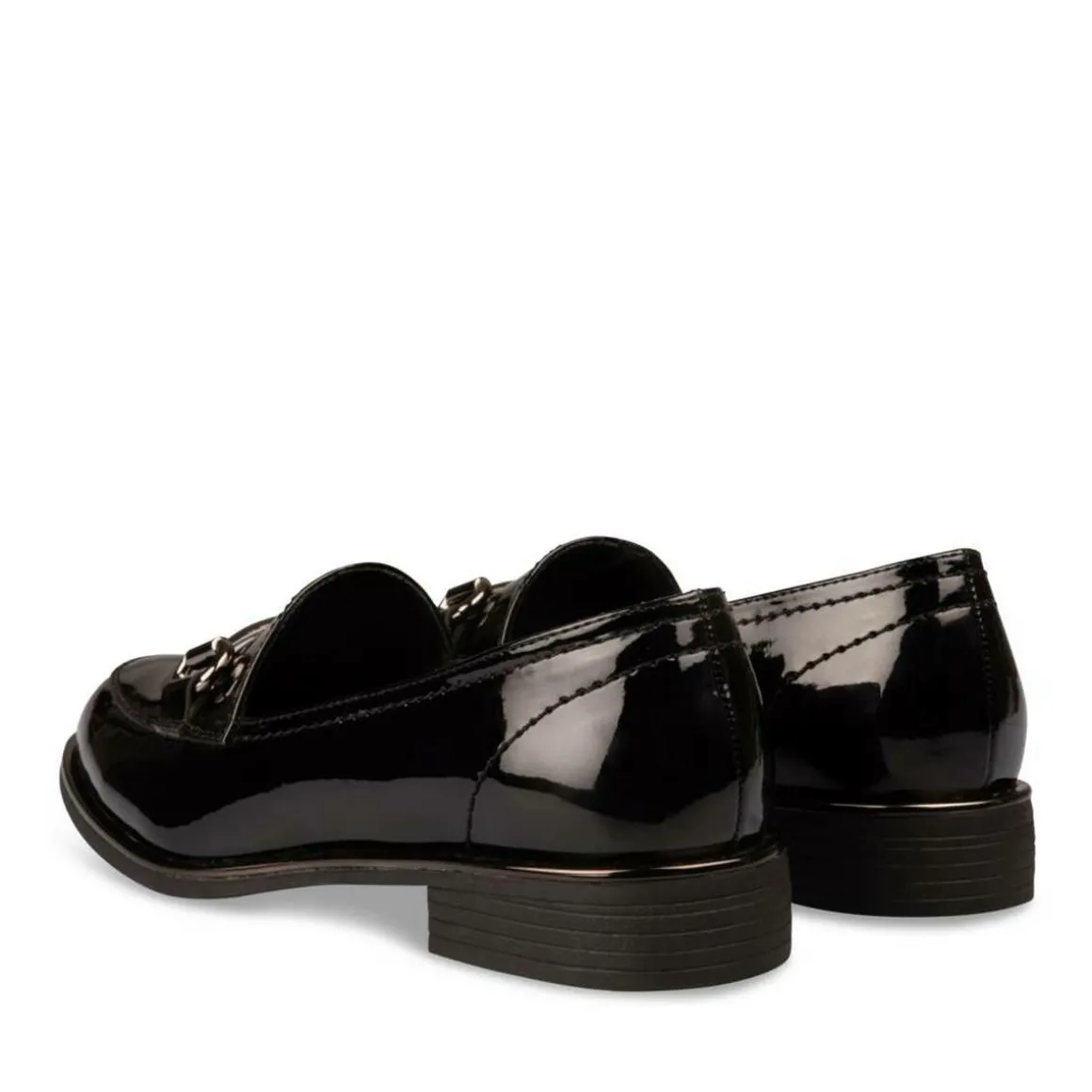 Mocassins ZWART