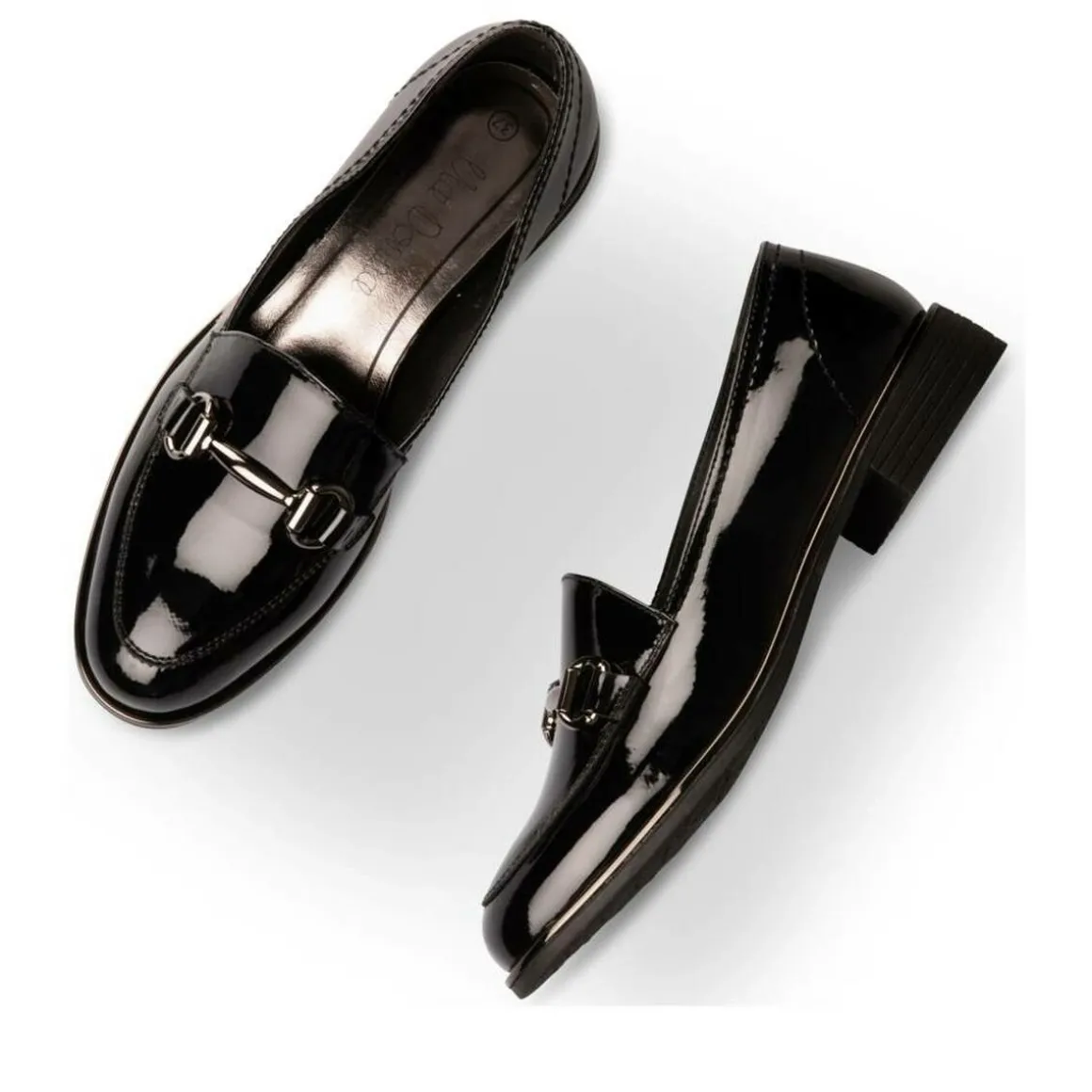 Mocassins ZWART