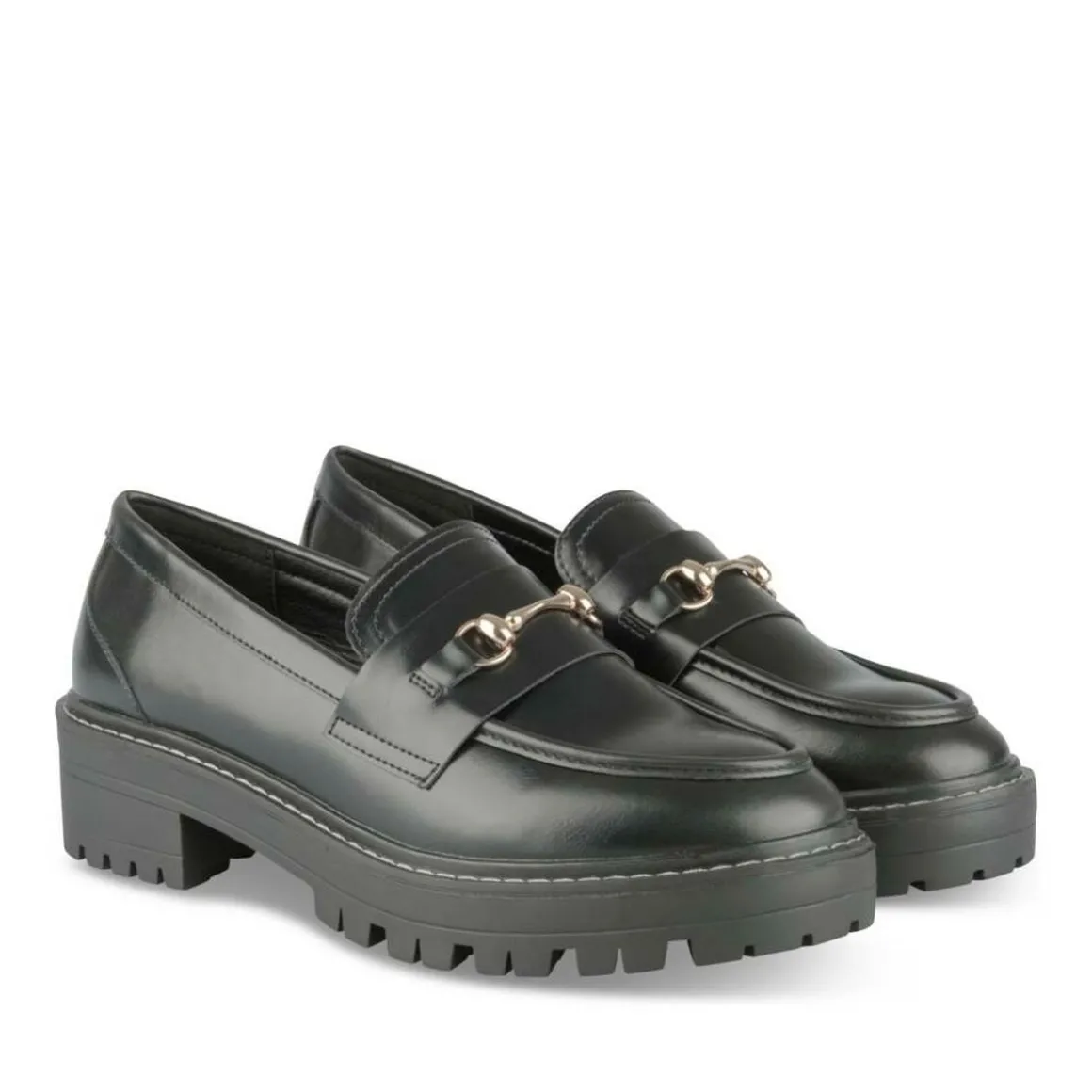 Mocassins ZWART