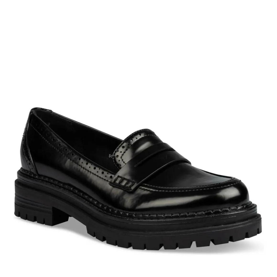 Mocassins ZWART