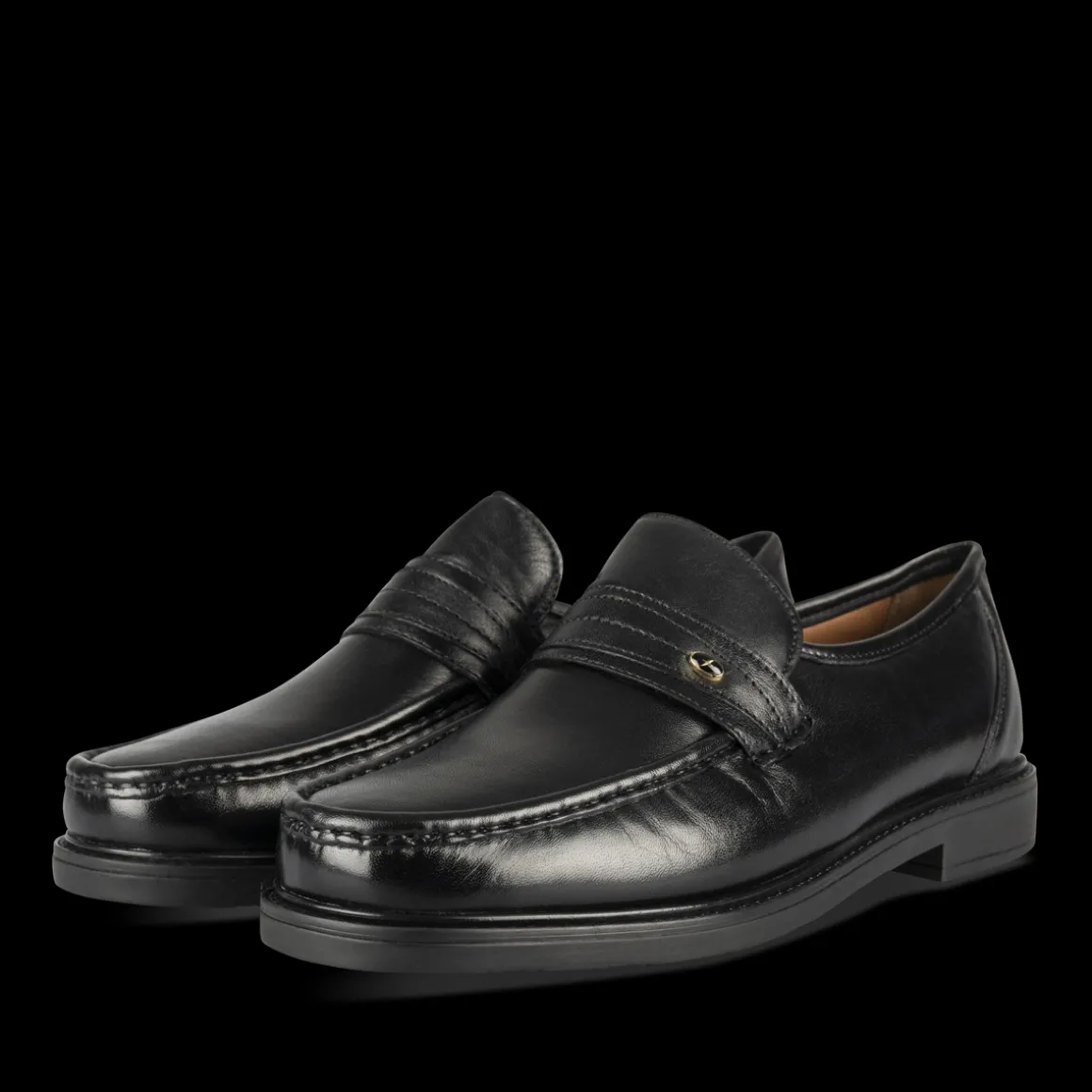 Mocassins ZWART