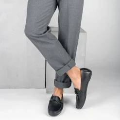 Mocassins ZWART