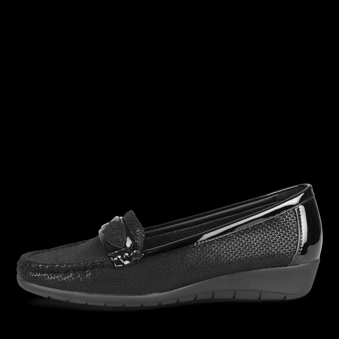 Mocassins ZWART