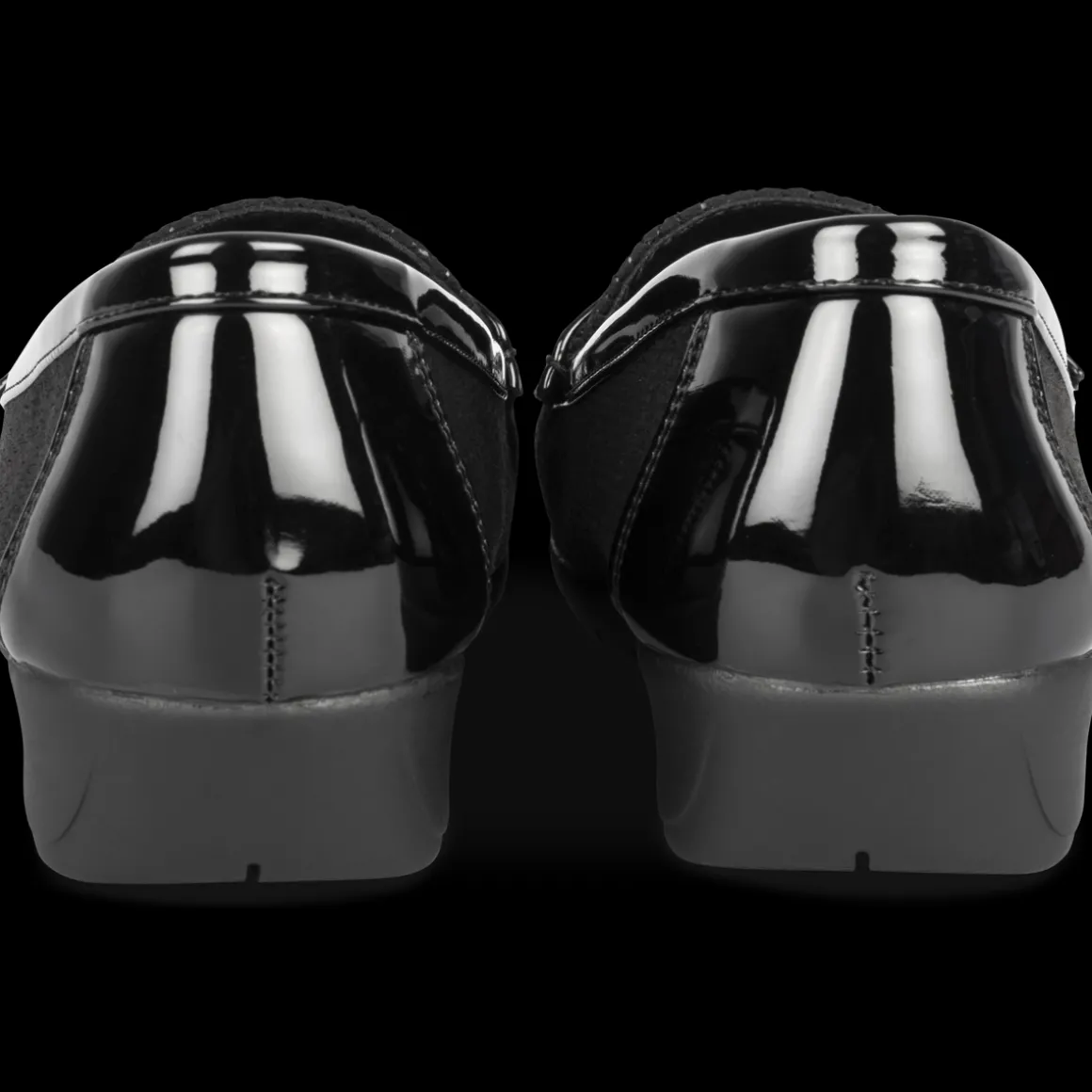 Mocassins ZWART