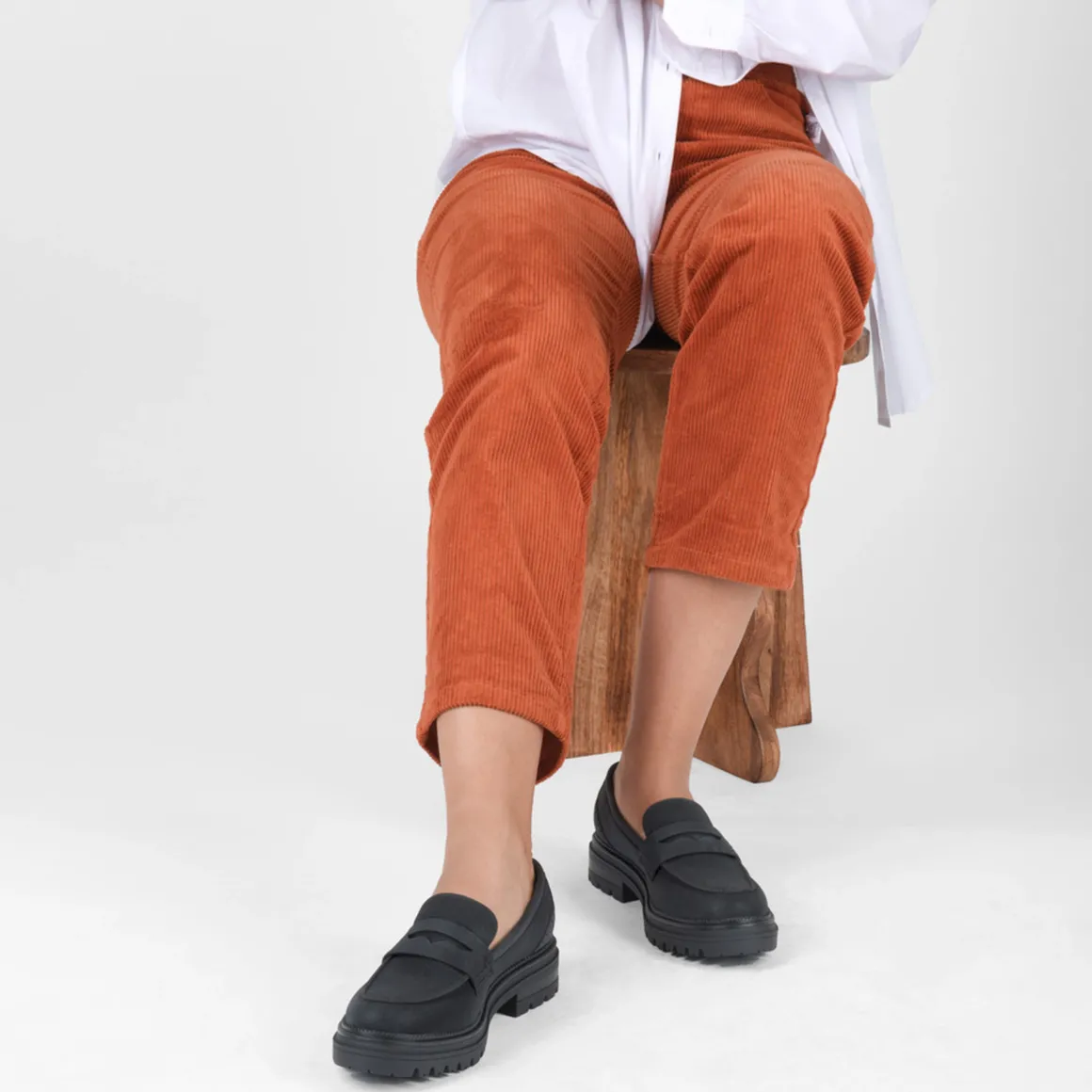 Mocassins ZWART