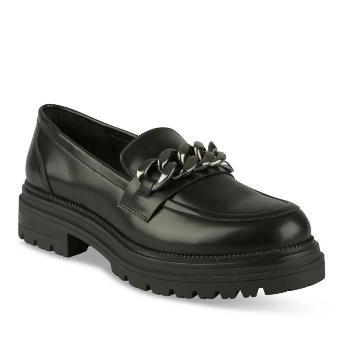 Mocassins ZWART