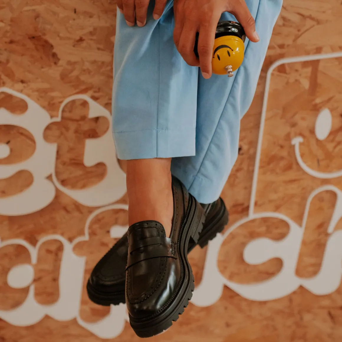 Mocassins ZWART