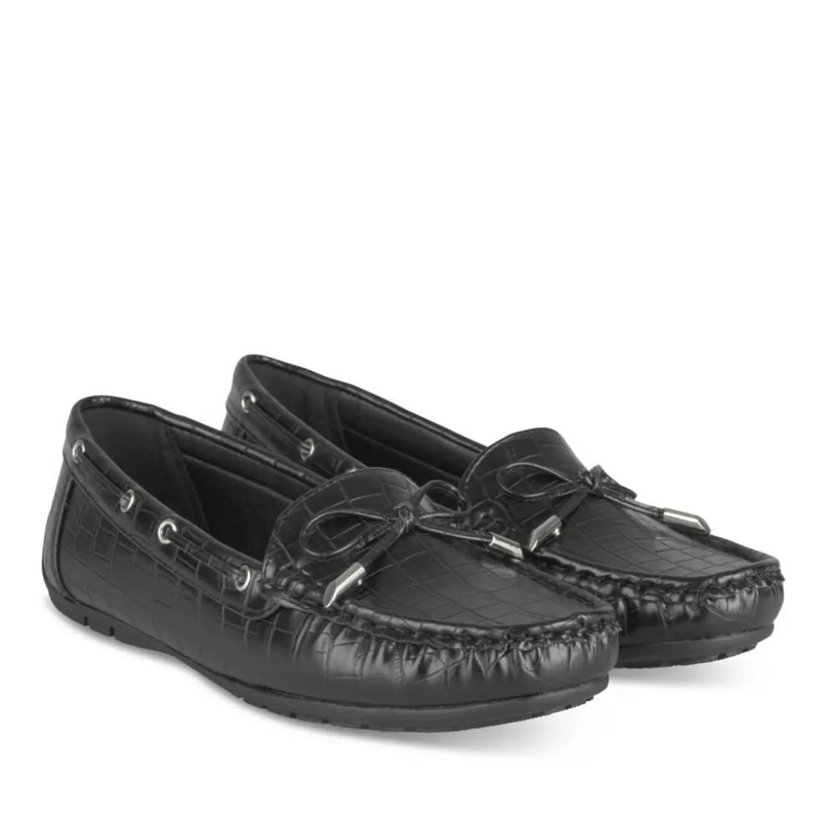 Mocassins ZWART