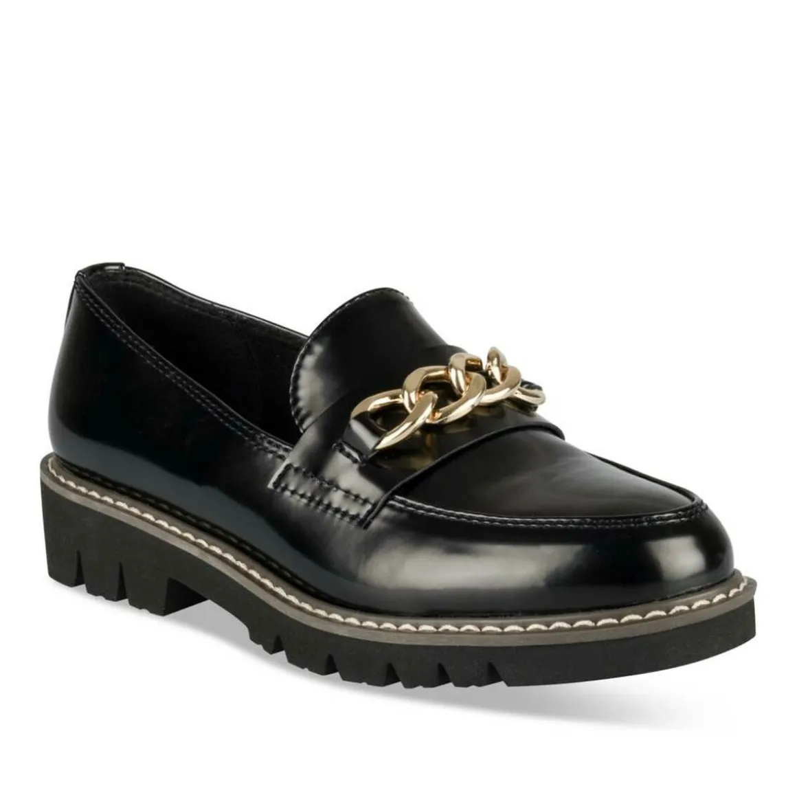 Mocassins ZWART