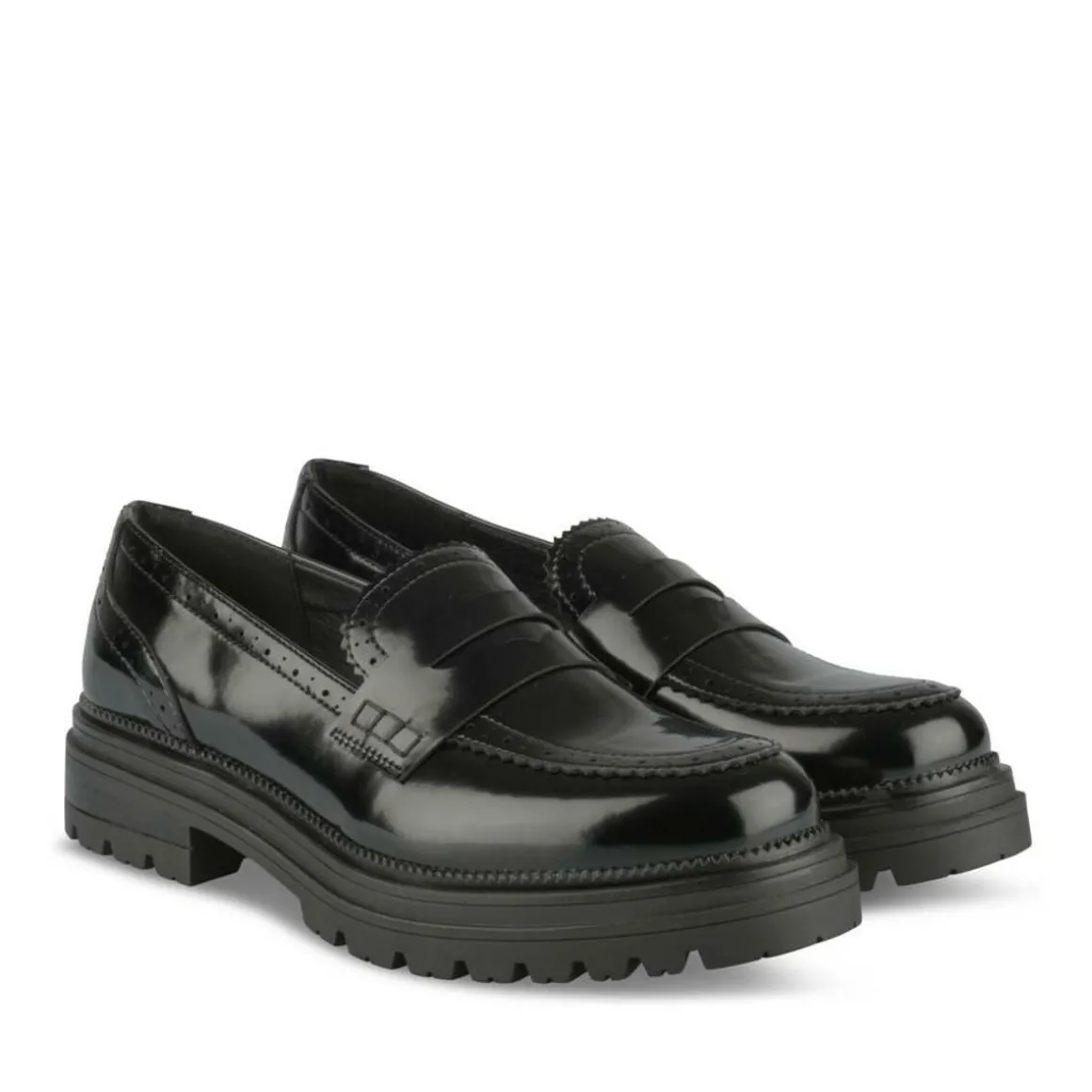 Mocassins ZWART