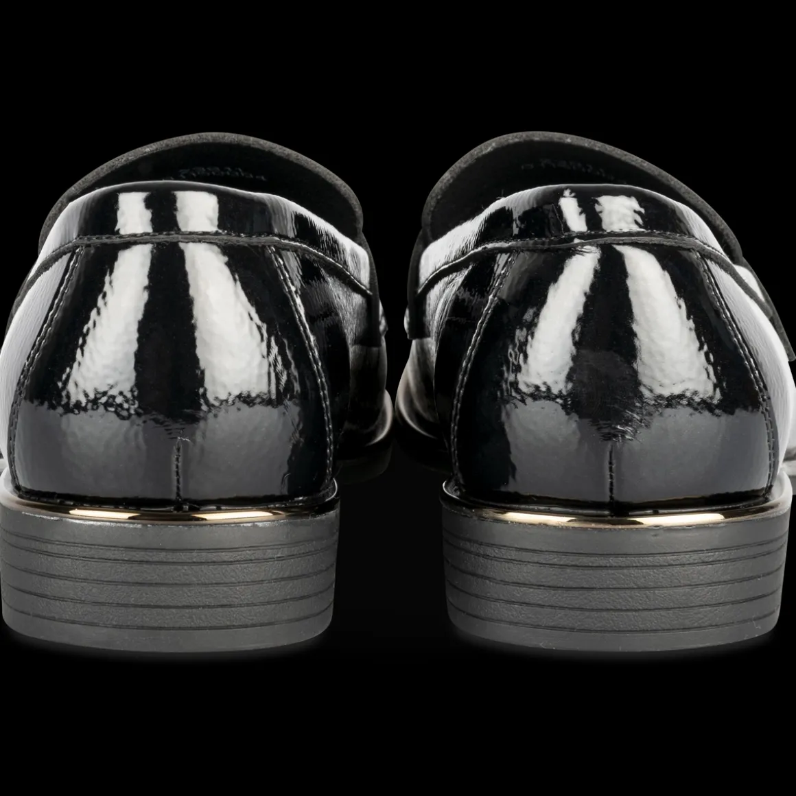 Mocassins ZWART