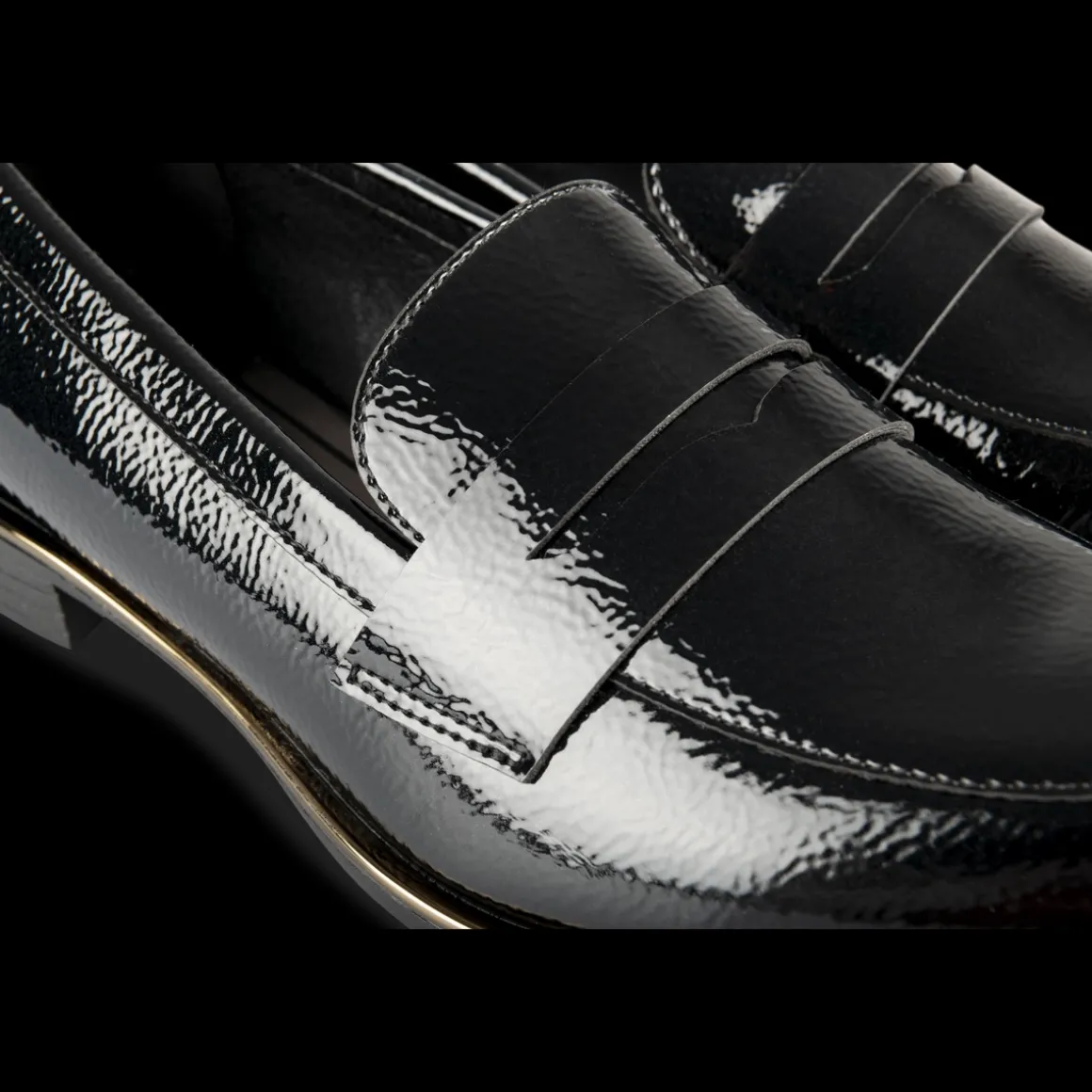 Mocassins ZWART