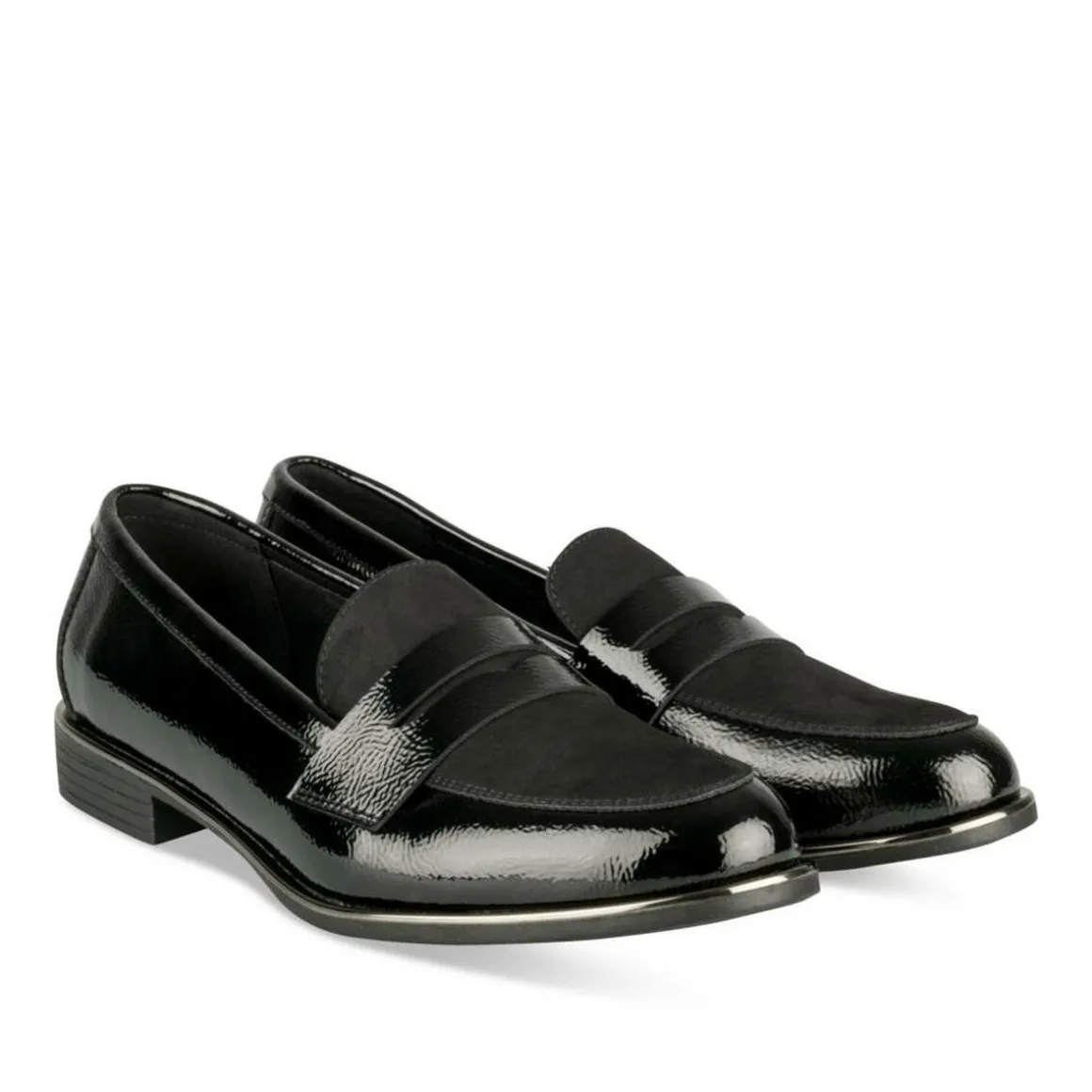 Mocassins ZWART