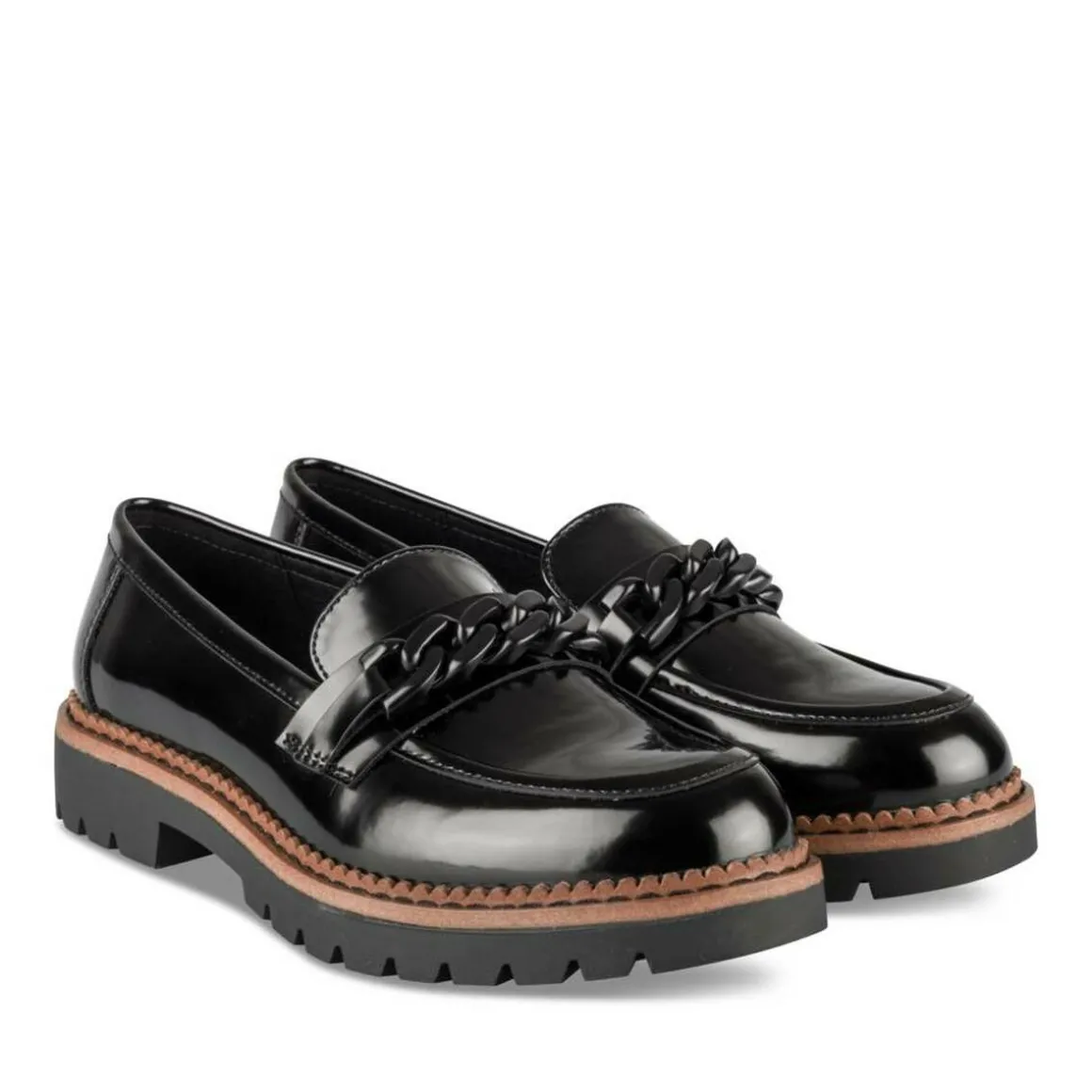 Mocassins ZWART