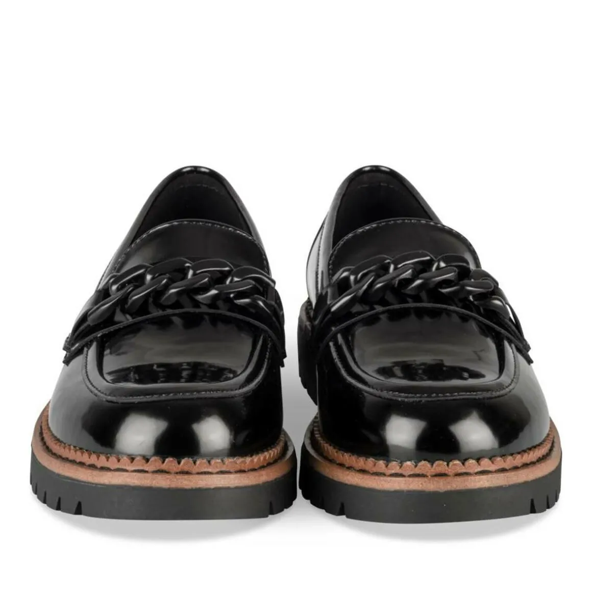 Mocassins ZWART