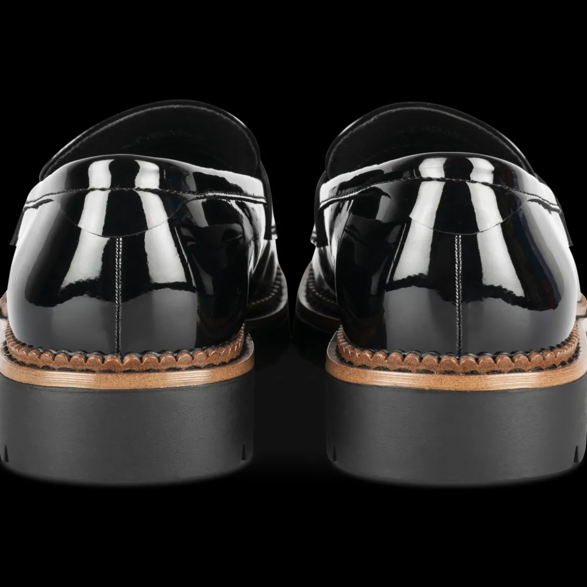 Mocassins ZWART