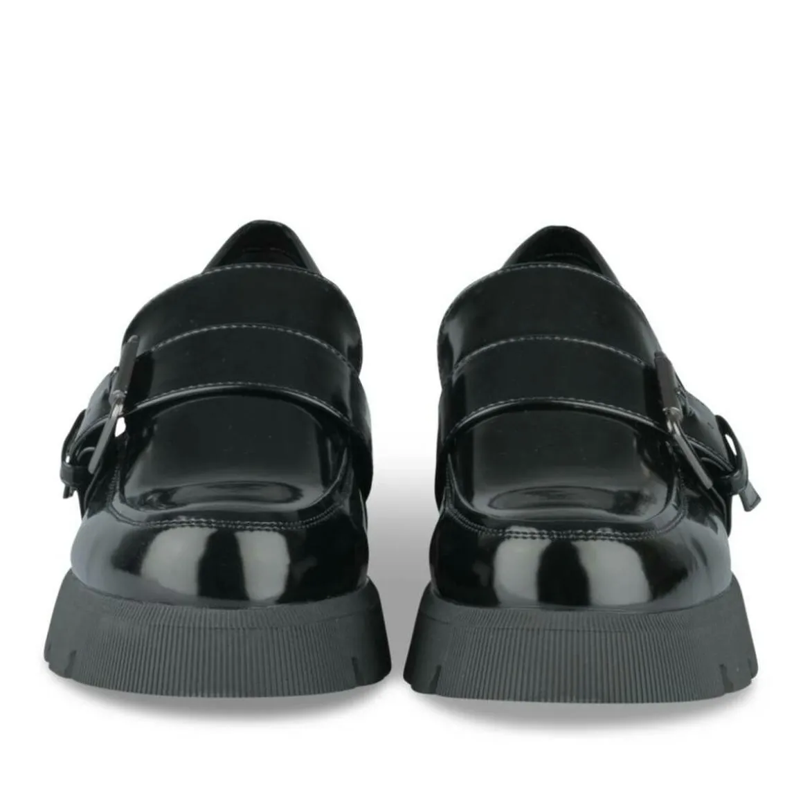 Mocassins ZWART