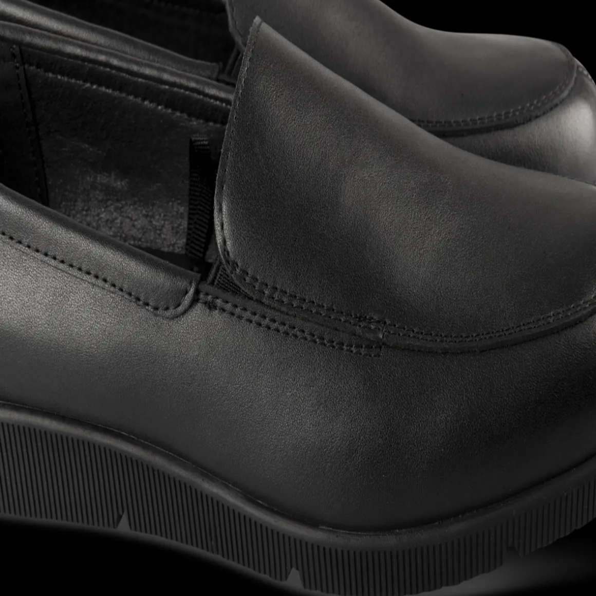 Mocassins ZWART