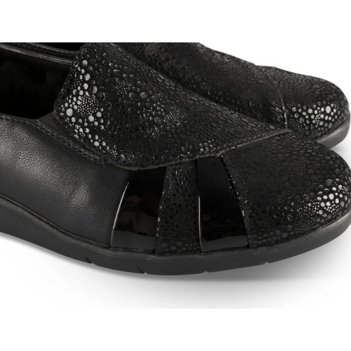 Mocassins ZWART