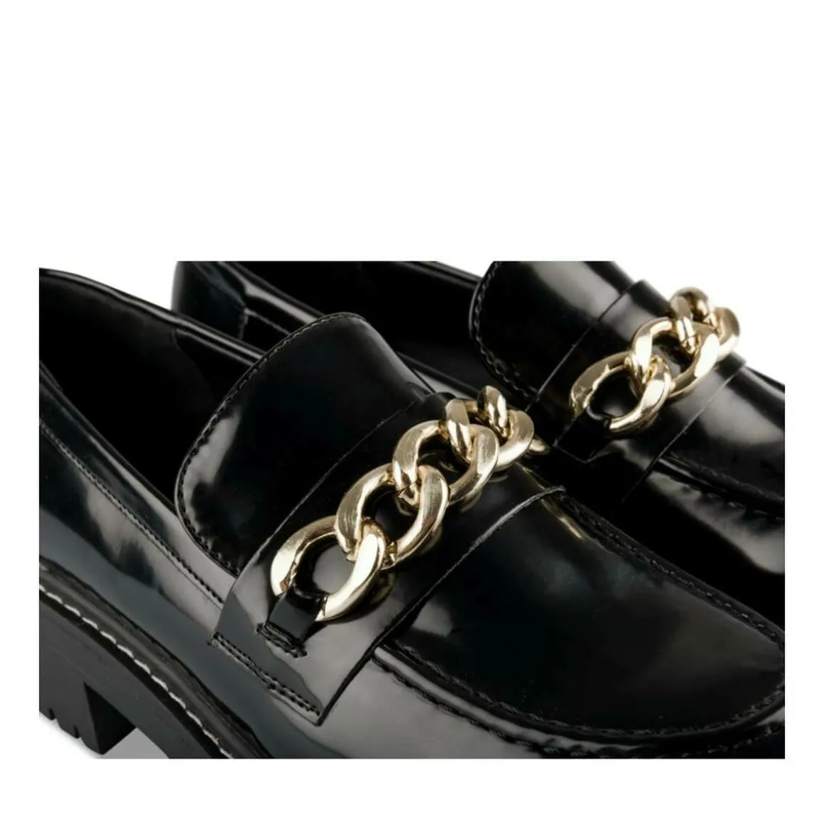 Mocassins ZWART