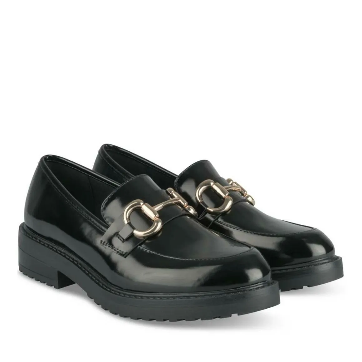 Mocassins ZWART