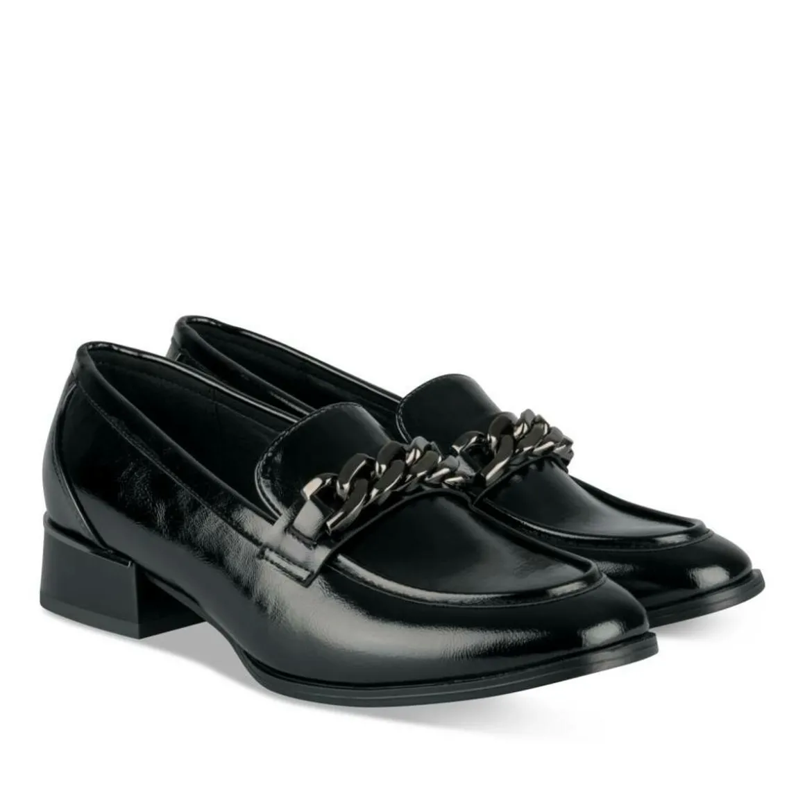 Mocassins ZWART