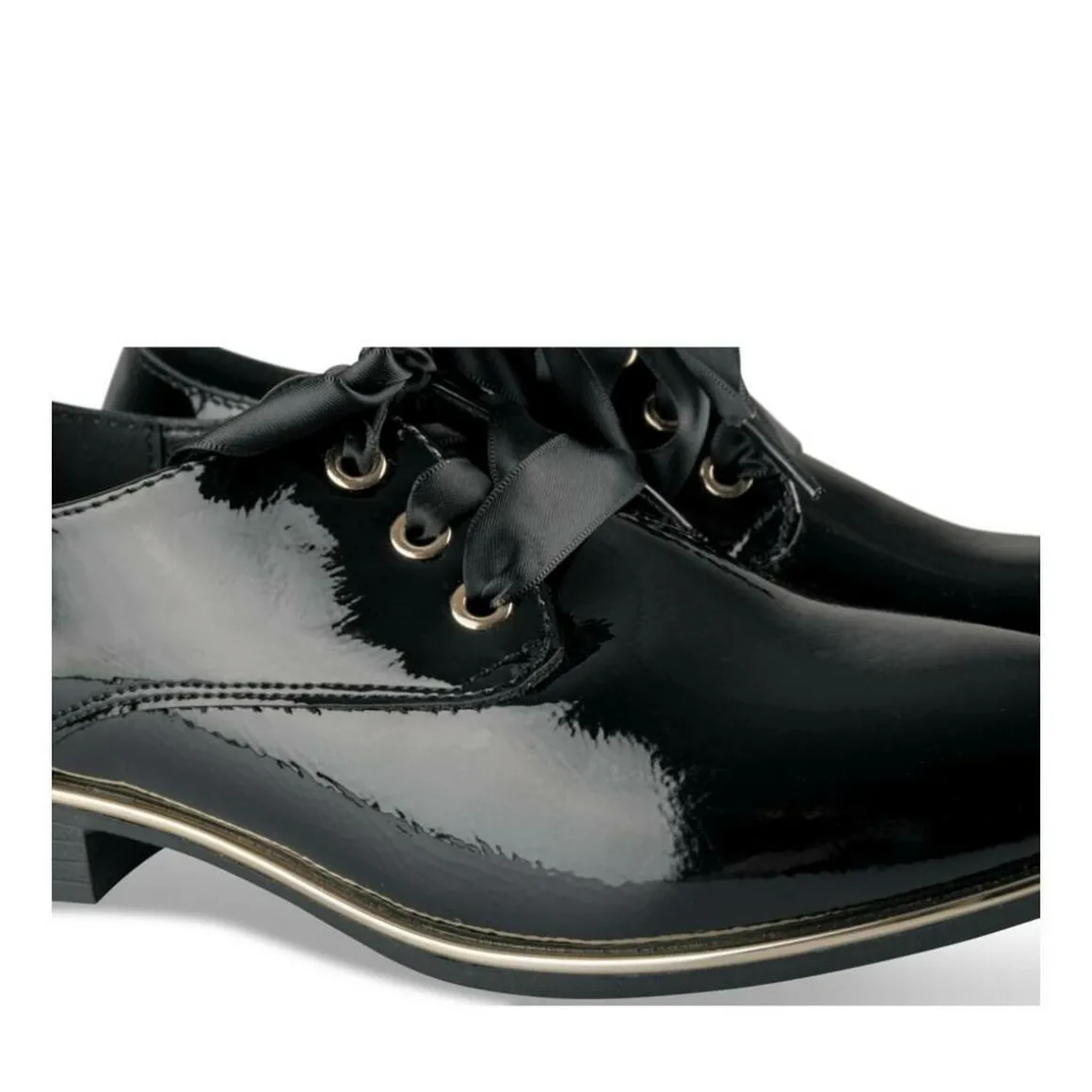 Mocassins ZWART LOVELY SKULL
