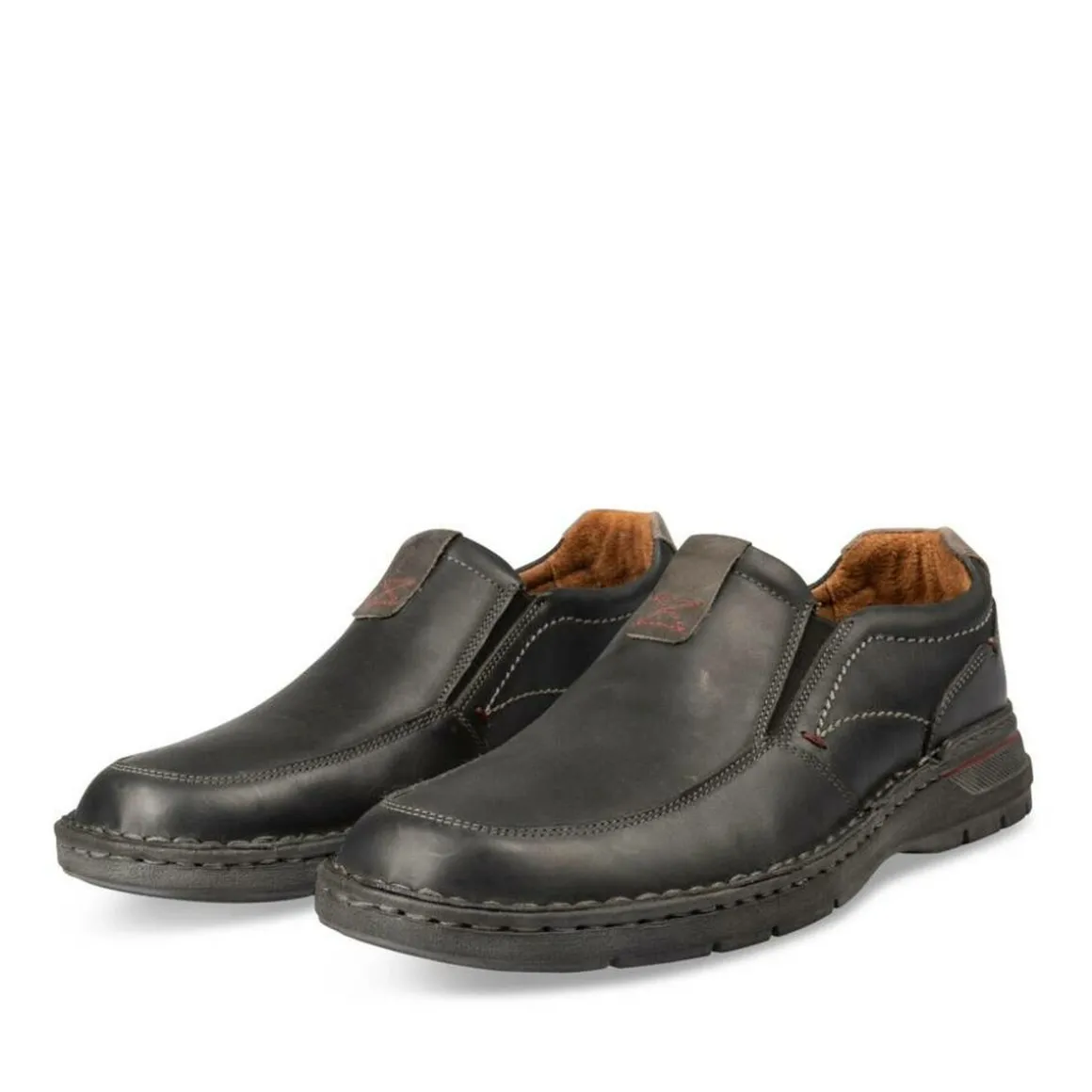 Mocassins ZWART NEOSOFT HOMME LEER