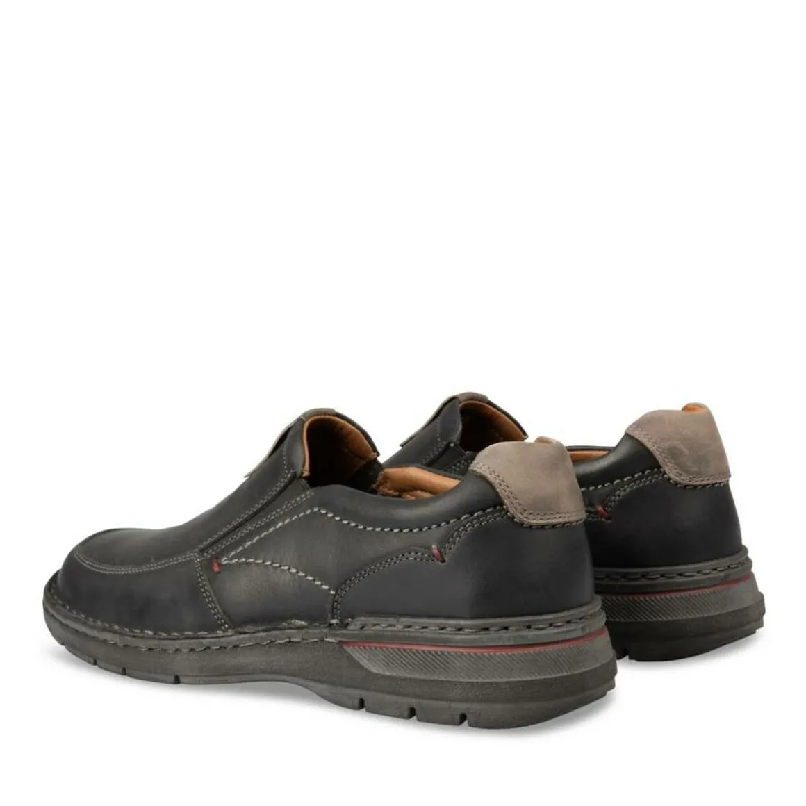 Mocassins ZWART NEOSOFT HOMME LEER