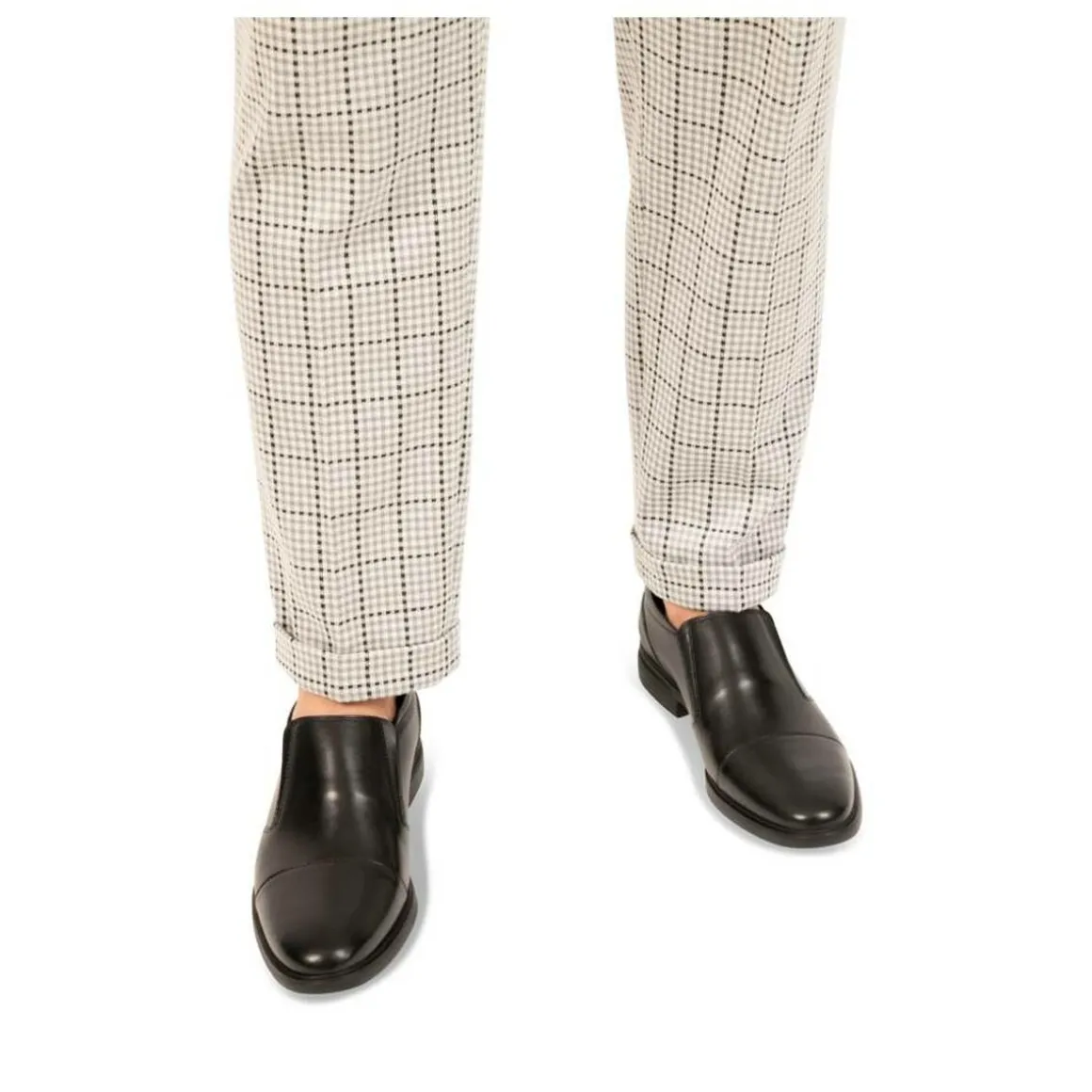 Mocassins ZWART NEOSOFT HOMME LEER