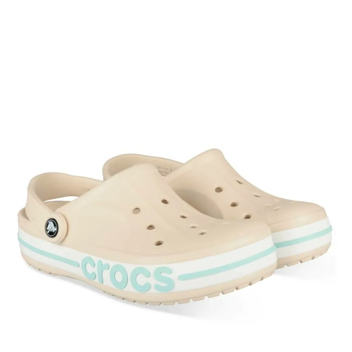 Muilezels BEIGE CROCS Bayaband Clog