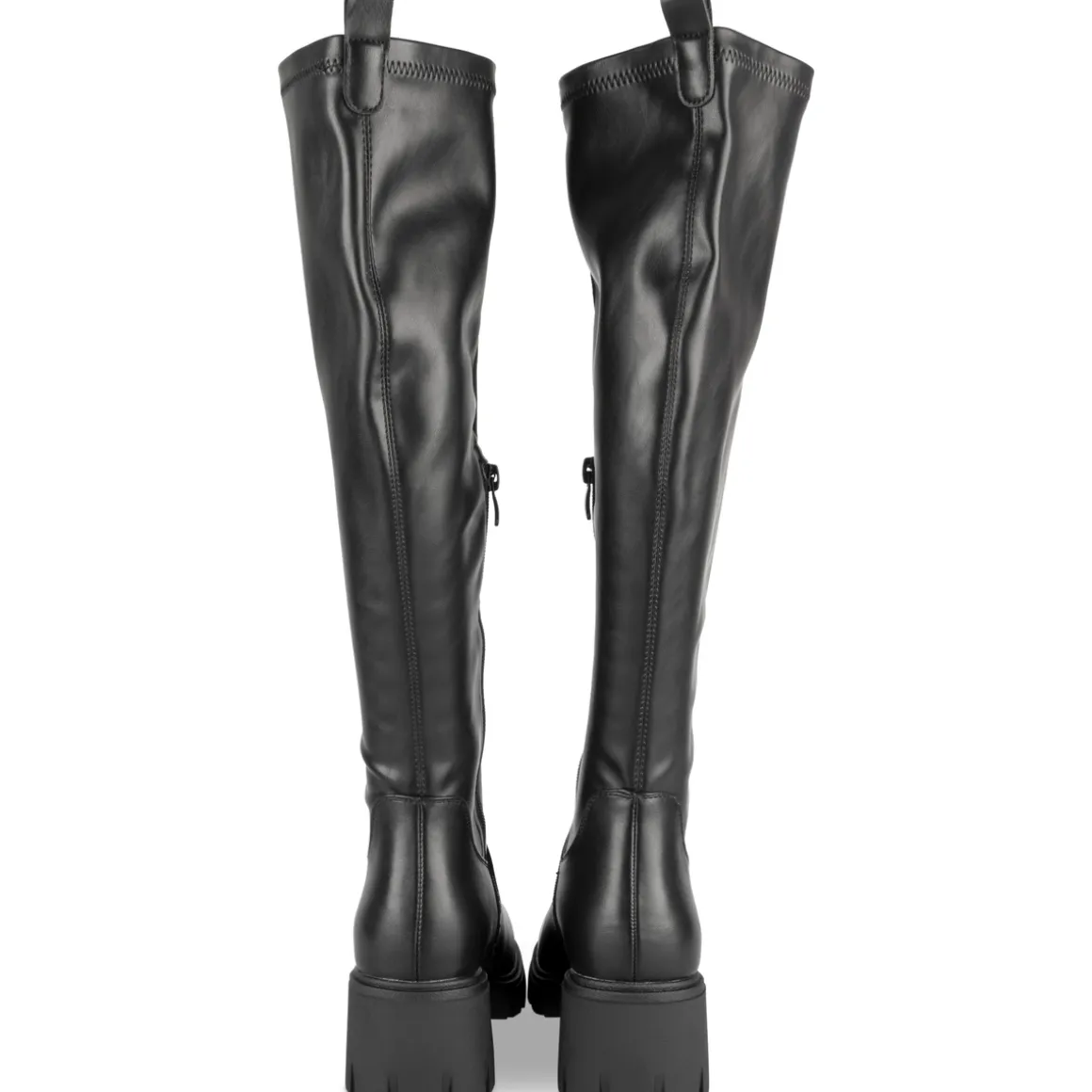 Overknees ZWART MERRY SCOTT