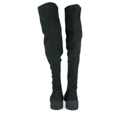 Overknees ZWART MERRY SCOTT