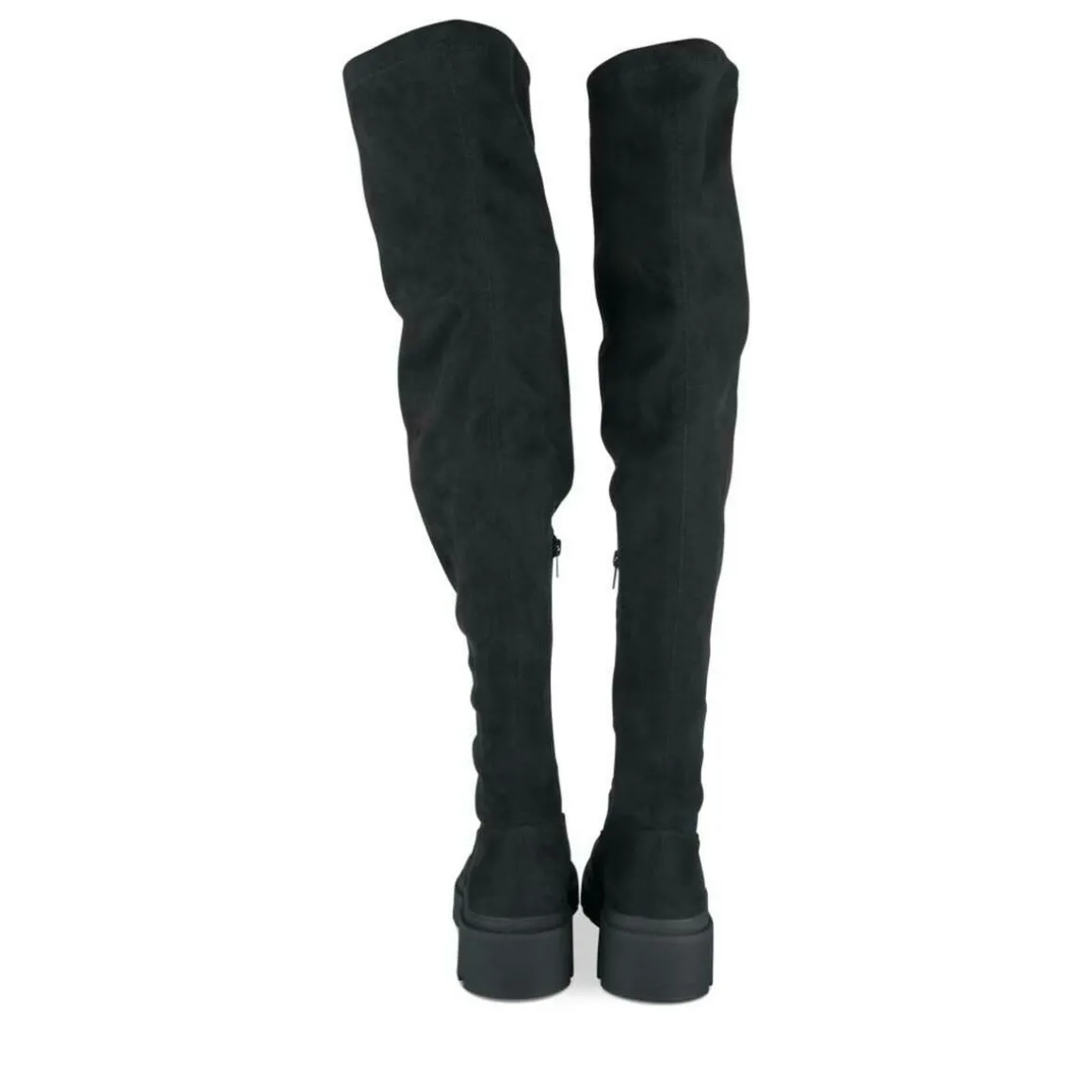 Overknees ZWART MERRY SCOTT