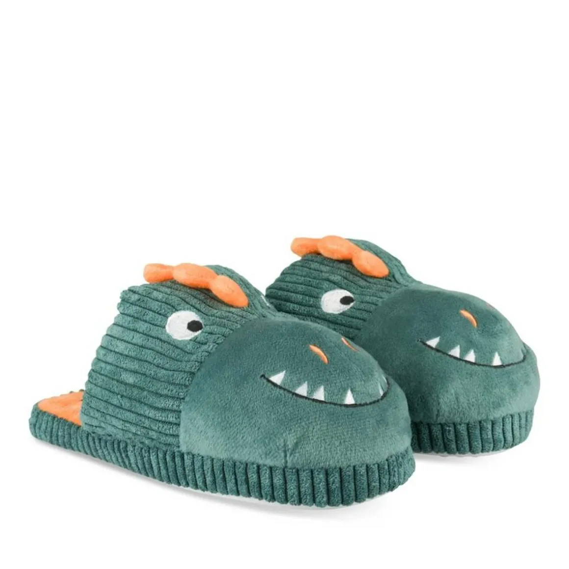 Pantoffels dinosaurus GROEN TAMS