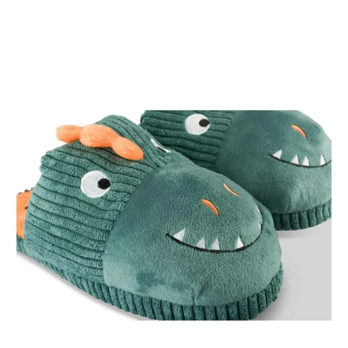 Pantoffels dinosaurus GROEN TAMS