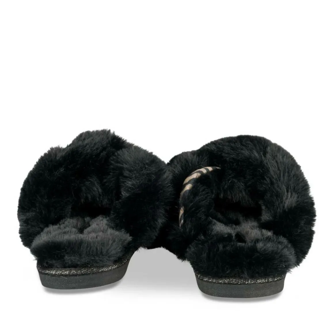 Pantoffels KASTANJEBRUIN