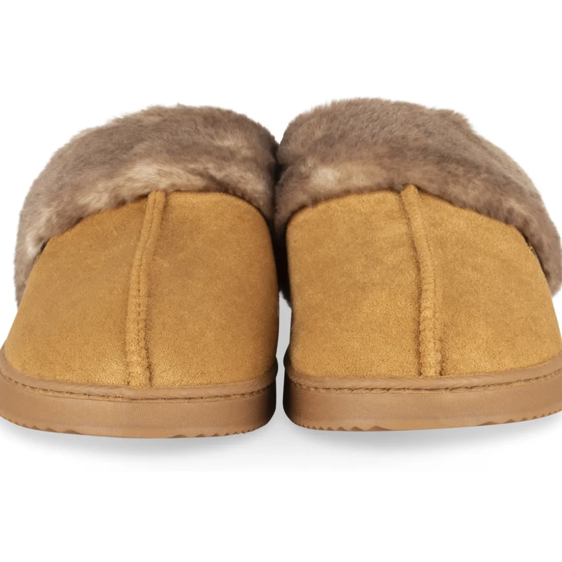 Pantoffels KASTANJEBRUIN