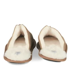 Pantoffels KASTANJEBRUIN