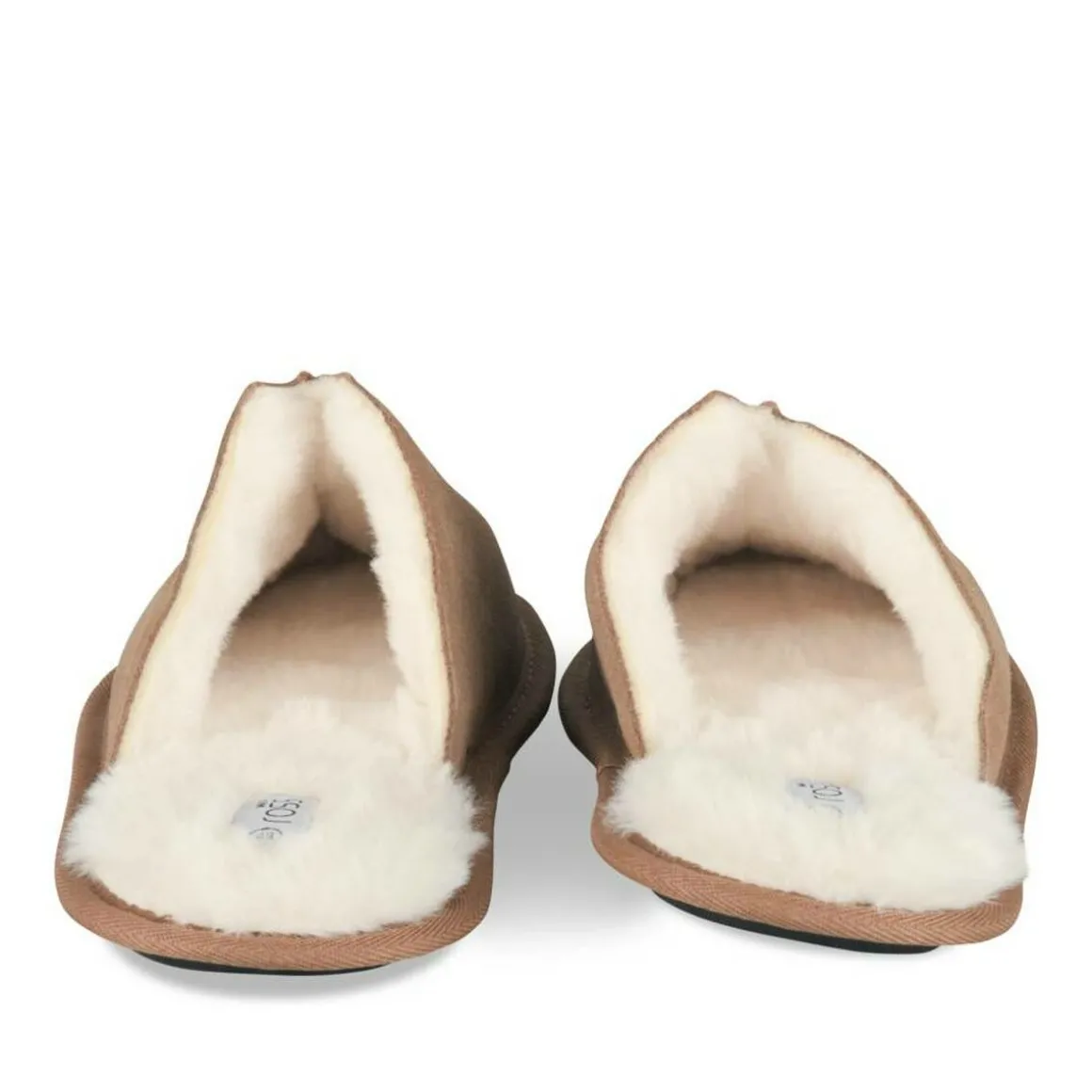 Pantoffels KASTANJEBRUIN
