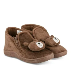 Pantoffels KASTANJEBRUIN