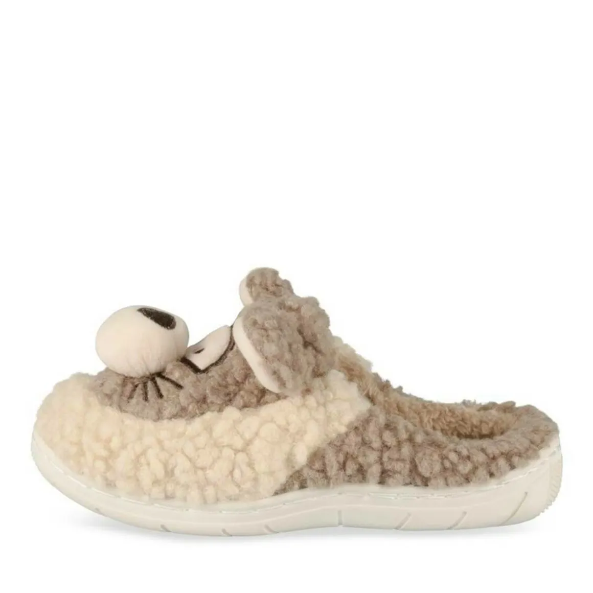 Pantoffels muis KASTANJEBRUIN TAMS