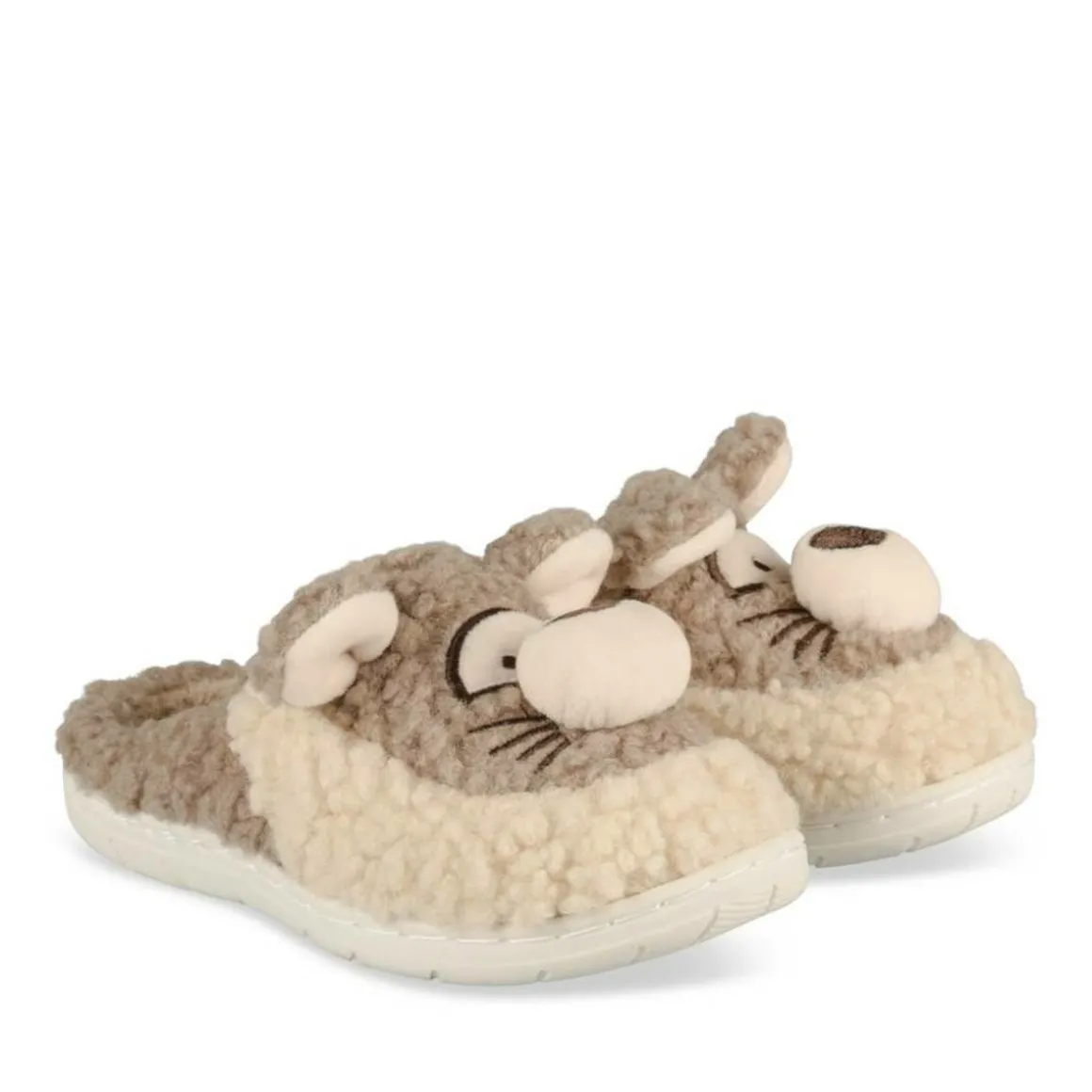 Pantoffels muis KASTANJEBRUIN TAMS