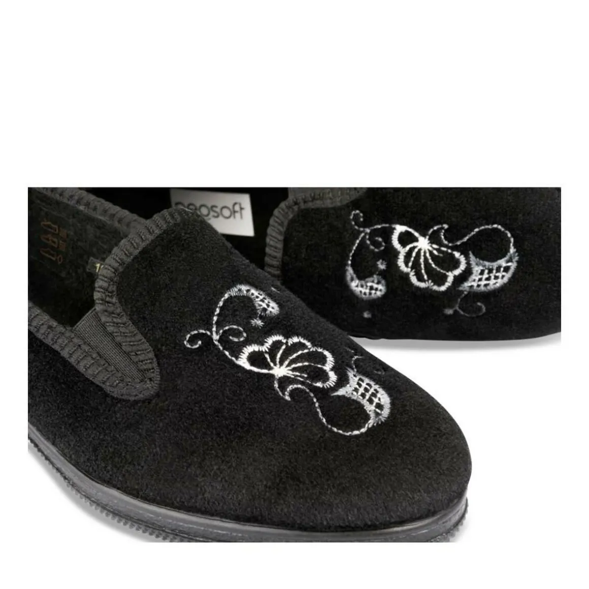 Pantoffels ZWART